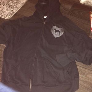 TWO Victoria’s Secret sweatshirts - . Size med.